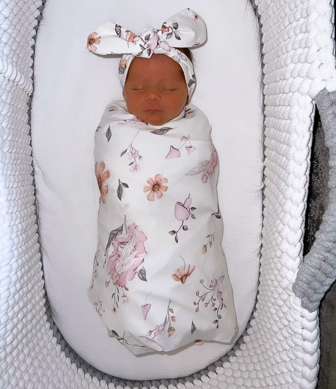 Fairy blanket with headband - swaddle set