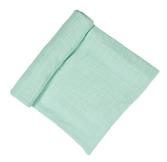 Muslin Swaddle - Soft Mint