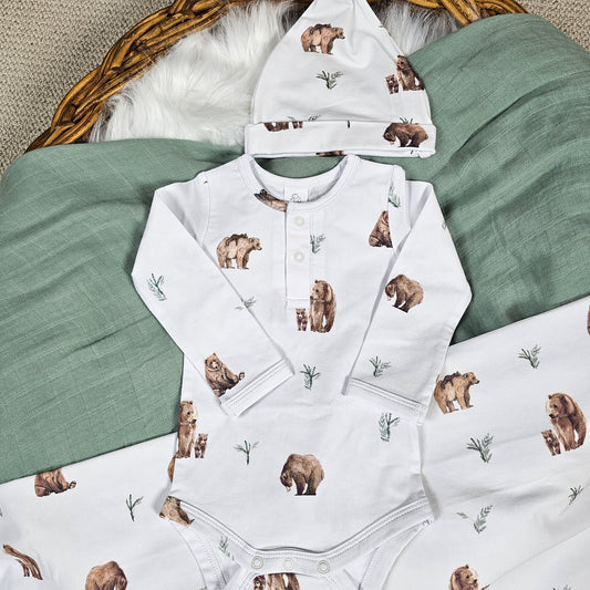 Bear bodysuit - Long sleeve