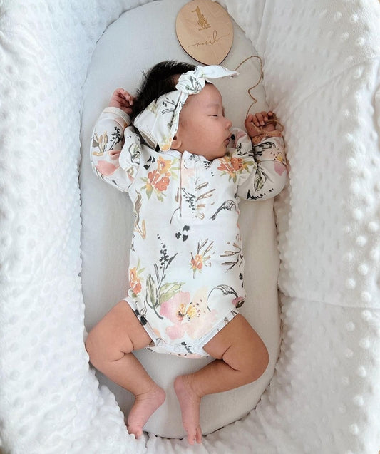 Floral Bodysuit - Long Sleeve