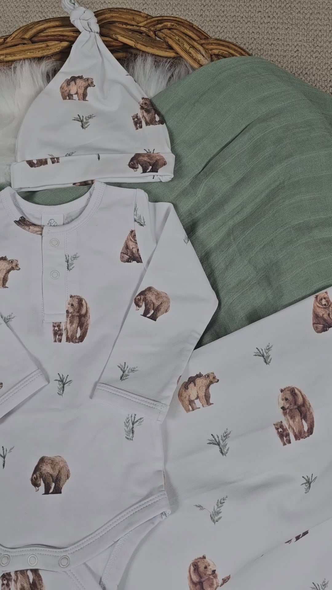 Bear bodysuit - Long sleeve