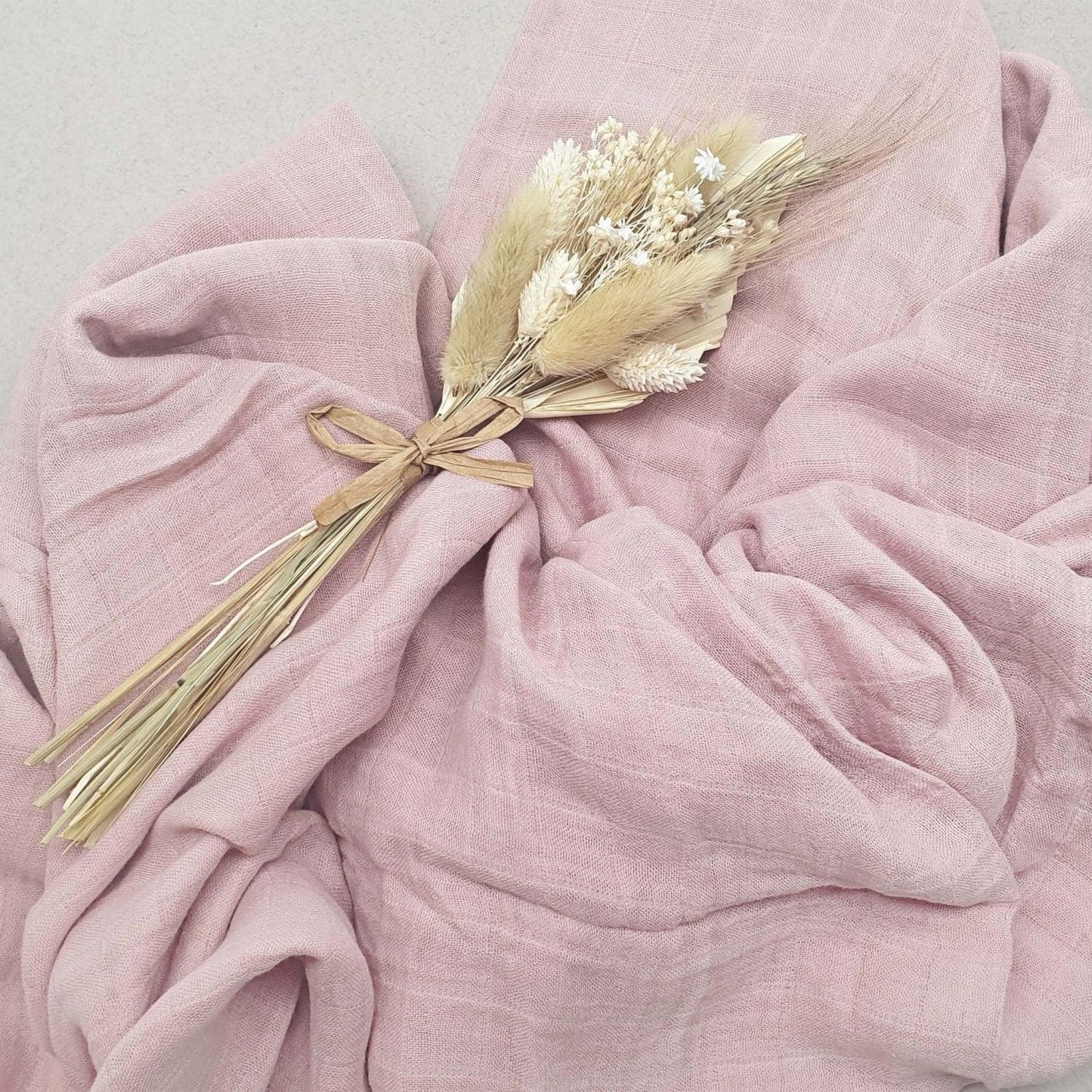 Muslin Swaddle - Dusty Rose