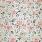 Cotbed sheet - Peach blossom