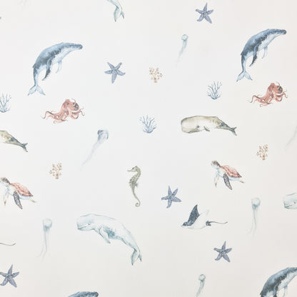 Cotbed sheet - Sea life