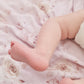 Muslin Swaddle & Headband - Rose