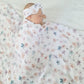 Muslin Swaddle & Headband - Primrose