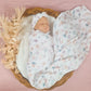 Muslin Swaddle & Headband - Primrose