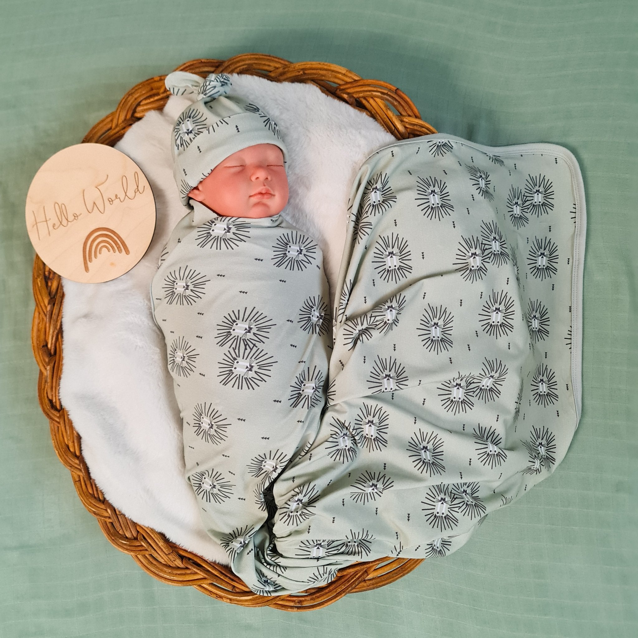 Baby boy clearance swaddle set