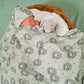 Lion blanket with hat - swaddle set