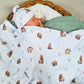 Bear blanket with hat - swaddle set