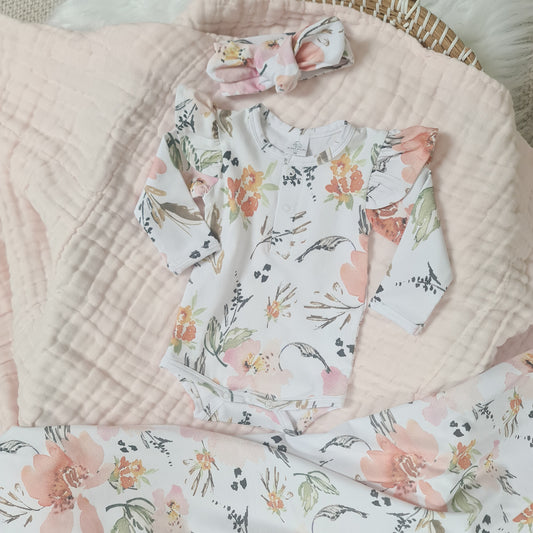 Floral Bodysuit - Long Sleeve