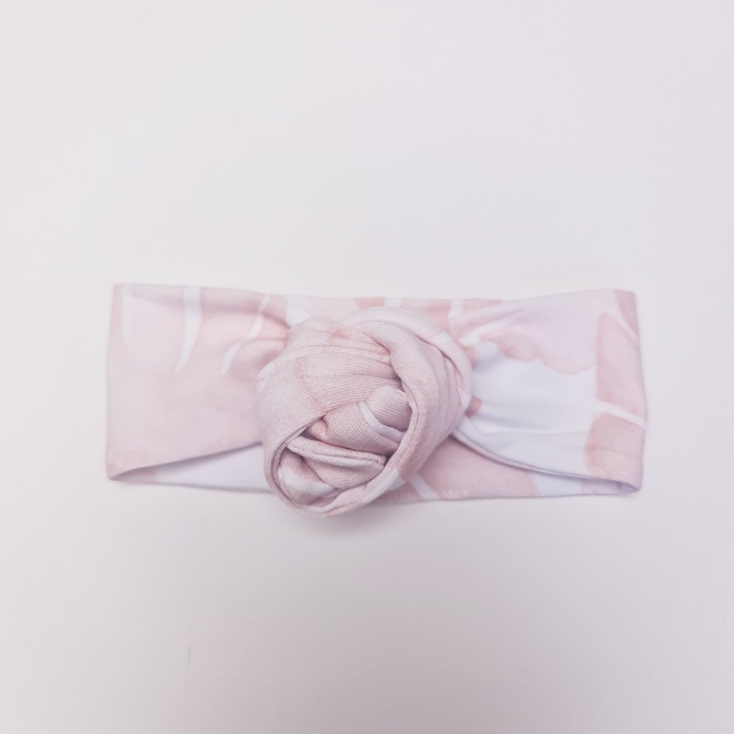 Pink Palm - Topknot bow headband