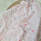 Muslin Swaddle & Headband - Flora blush